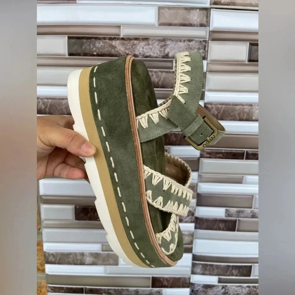 Mou PLATFORM CRISS CROSS UPPER - Platform sandals size 9 - Picture 5 of 16